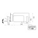 LED аплик с ключ и USB изход ACB LIGHT A36651BDER LAIKA