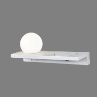 LED аплик с ключ и USB изход ACB LIGHT A38210B SYLVANA