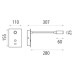 LED аплик с ключ ACB LIGHT A38350B SENDA
