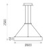 LED пендел ACB LIGHT C374290B ALISO