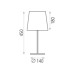 Настолна лампа ACB LIGHT S21511U MARTA