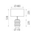 Настолна лампа ACB LIGHT S8205080T EMIRA