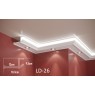Профил за LED ADORN ПРОФИЛ ЗА LED LD-26