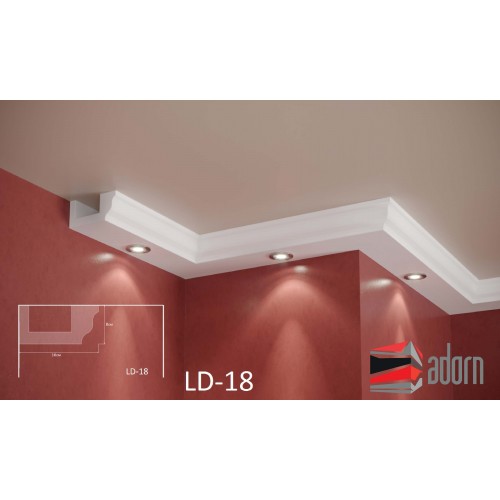 Профил за LED ADORN ПРОФИЛ ЗА LED LD-18