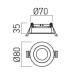 ARELUX PO01 SWH/MBK XPOLI