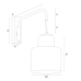 Аплик ARGON 8372 DIUNA