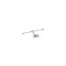LED аплик за картини AZZARDO AZ2653 DAVINCI 58 SATIN NICKEL