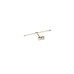 LED аплик за картини AZZARDO AZ2658 DAVINCI 70 GOLD