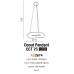AZZARDO AZ2674 DONUT PENDANT CCT 75