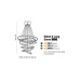 LED пендел AZZARDO AZ2921 WHEEL 6 LONG DIMM