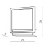 LED аплик AZZARDO AZ4321 OPERA WALL GOLD