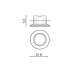 AZZARDO AZ2562 ADAMO MIDST BLACK MAT
