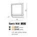 LED аплик AZZARDO AZ3141 OPERA WALL BLACK