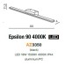 LED аплик за баня AZZARDO AZ3350 EPSILON 90 4000K BLACK