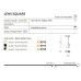 Спот AZZARDO AZ3514 LENS SQUARE BLACK