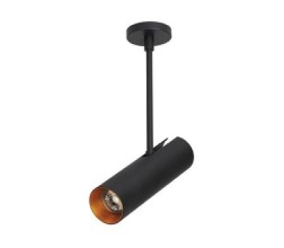 Спот AZZARDO AZ3518 LENS ROUND BLACK / GOLD
