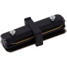 Прав конектор за монофазна шина за открит монтаж Azzardo AZ4737 Track Straight Connector Black