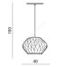 Пендел AZZARDO AZ2383 Ruben L Grey