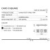 Луна за вграждане AZZARDO AZ2440 CARO 3 SQUARE