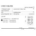 Луна за вграждане AZZARDO AZ2443 CARO 4 SQUARE