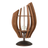 Настолна лампа CITY LUX 252331 Тюлип Орех