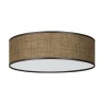 Плафон CITY LUX 254131 Метропол Бял + Сами Кафяв Ф300