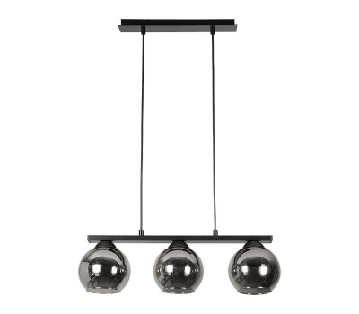 CITY LUX 256961 TRIO BLACK / SMOKED 3 х Е27
