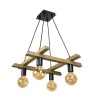 CITY LUX 276464 PORTO WALNUT 4 х Е27