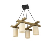Полилей CITY LUX 276564 ПОРТО G ОРЕХ БЕЖОВ 4 х Е27