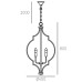 Пендел COSMO LIGHT P05186BK AU NASHVILLE