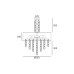 Пендел COSMO LIGHT P06496WH AG CAIRO