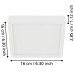 LED панел за външен монтаж EGLO 900646 FUEVA 5 11W 3000K IP44