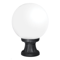 Градински стълб ELMARK 96G250MFOP/BL GLOBE OPAL 1 x E27 IP55
