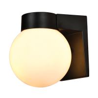 ELMARK 96SEAN1W/BL 1 x E27 FACADE LAMP IP54 BLACK