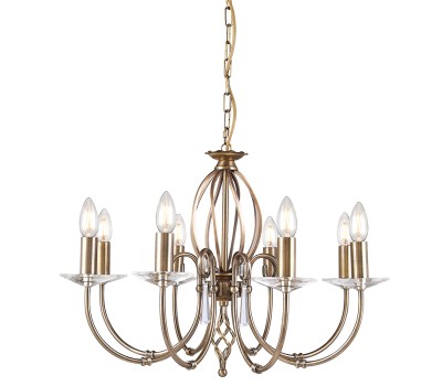 ELSTEAD AG8-AGED-BRASS AEGEAN