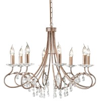 ELSTEAD CRT8-SILVER-GOLD CHRISTINA
