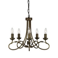 Полилей ELSTEAD OV5-BLK-GOLD OLIVIA