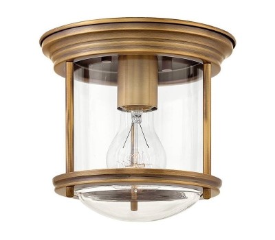 Плафон за баня ELSTEAD QUINTIESSE QN-HADRIAN-MINI-F-BR-CLEAR HADRIAN MINI