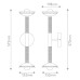 LED аплик ELSTEAD ALM-ARDEN-LED-2WB-MB ARDEN