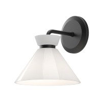 ELSTEAD ALM-HALSTON-1WB-BK HALSTON