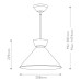 Пендел ELSTEAD ALM-HALSTON-P-M-BK HALSTON