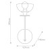 ELSTEAD ALM-SYLVIA-1WB-BK-CL SYLVIA