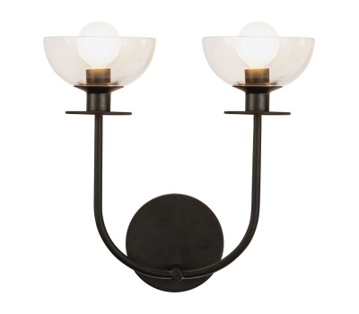 ELSTEAD ALM-SYLVIA-2WB-BK-CL SYLVIA