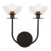 ELSTEAD ALM-SYLVIA-2WB-BK-CL SYLVIA