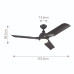 LED вентилатор ELSTEAD CFF-AVIATEUR-52-MBK AVIATEUR BLACK 16W CCT LED вентилатор ELSTEAD CFF-AVIATEUR-52-MBK AVIATEUR BLACK 16W CCT