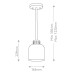 Пендел ELSTEAD ELS-YORK-MP-BLK-PB YORK Пендел ELSTEAD ELS-YORK-MP-BLK-PB YORK