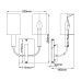 Аплик ELSTEAD FE-BRIANNA2-BK BRIANNA