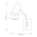 Аплик с ключ ELSTEAD HK-BRAY-1WB-BK BRAY