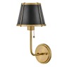 Аплик с ключ ELSTEAD HK-CLARKE1-BR-BK CLARKE