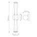 LED аплик за баня ELSTEAD HK-ELIN-LED-WB2-LCB ELIN LED аплик за баня ELSTEAD HK-ELIN-LED-WB2-LCB ELIN